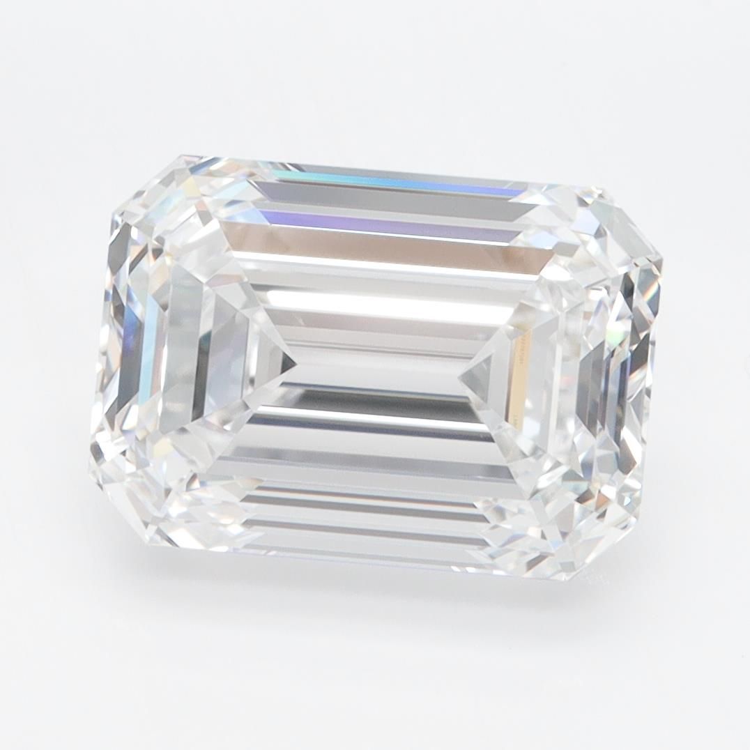 Diamant Émeraude 4.64 ct - Couleur D - Pureté VVS1