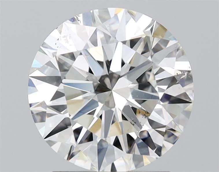 Diamant Rond 2.08 ct - Couleur H - Pureté SI1