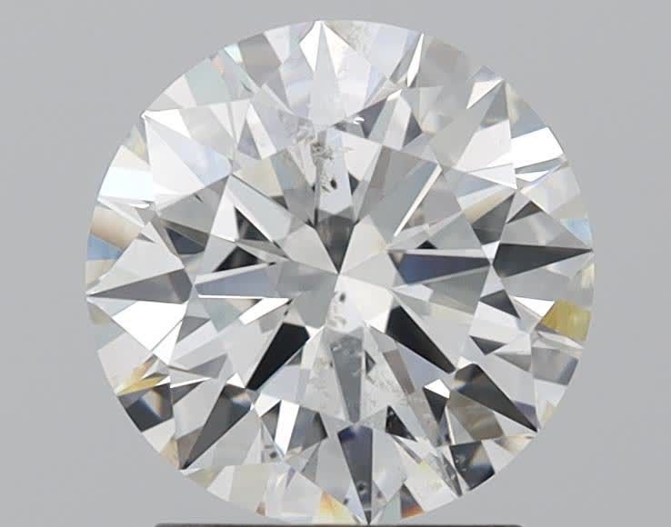 Diamant Rond 2.04 ct - Couleur I - Pureté SI2