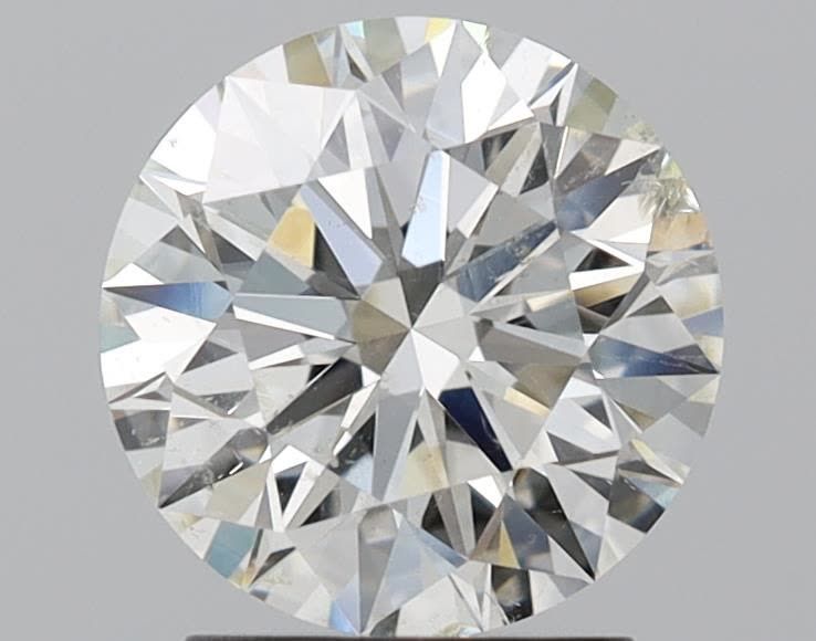 Diamant Rond 2.13 ct - Couleur J - Pureté SI2