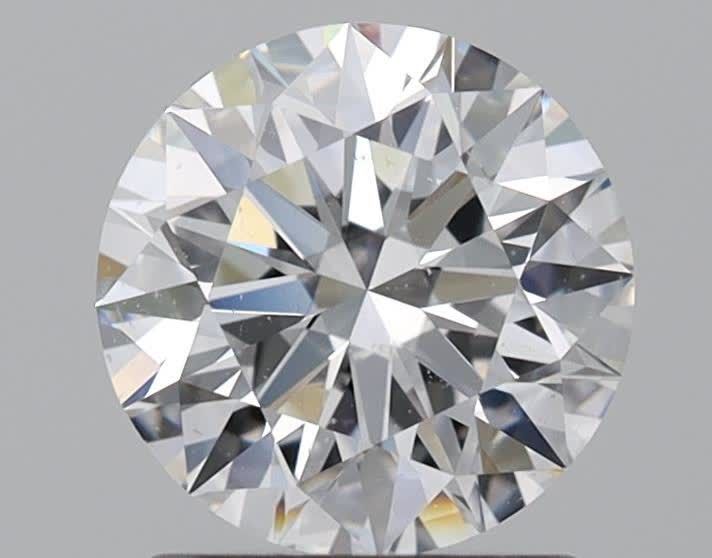 Diamant Rond 1.51 ct - Couleur D - Pureté SI2