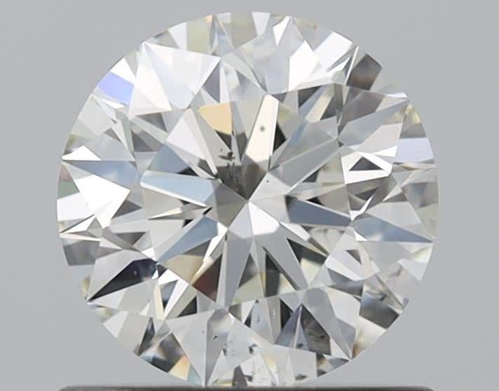 Diamant Rond 0.81 ct - Couleur J - Pureté SI1