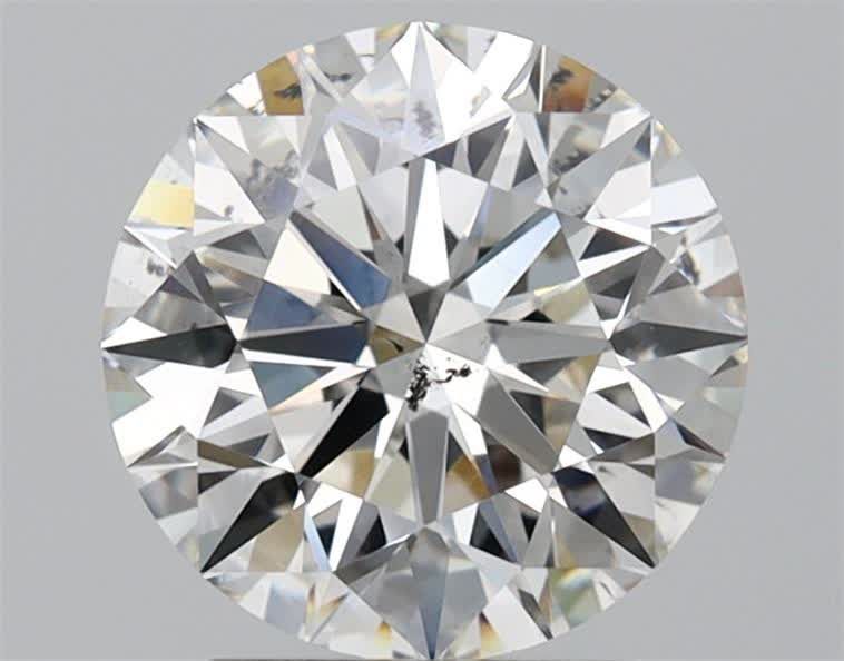 Diamant Rond 2.38 ct - Couleur J - Pureté SI2
