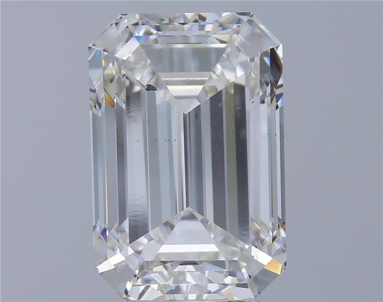 6.09 ct. emerald Lab Grown Diamond front image
