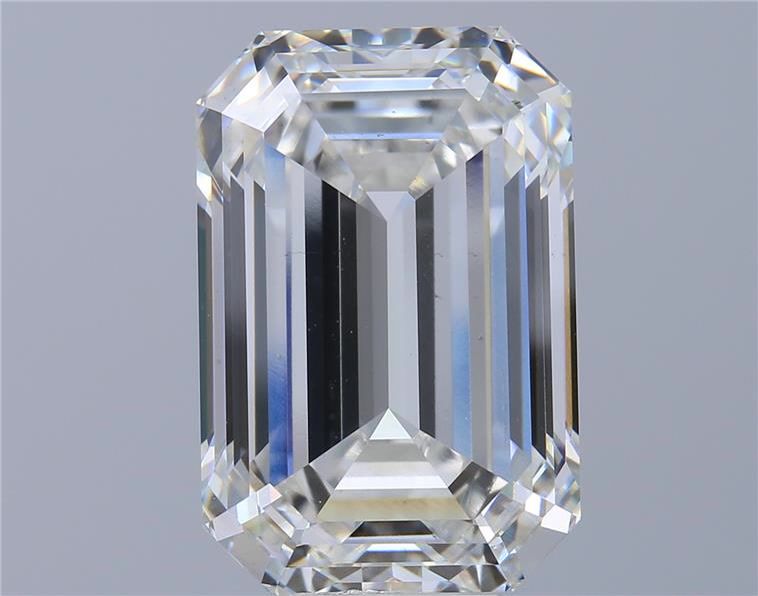 7.44 ct. emerald Lab Grown Diamond front image