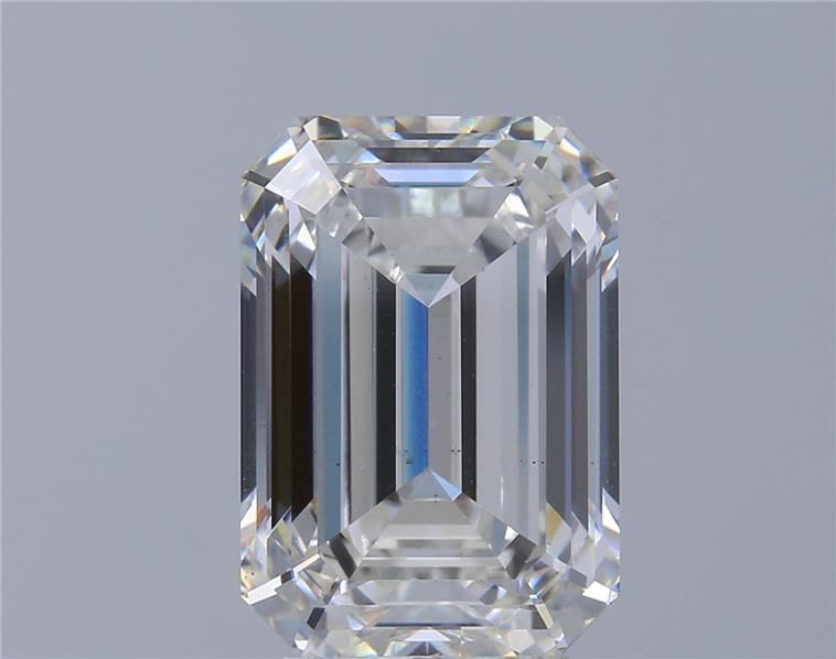 3.78 ct. emerald Lab Grown Diamond front image