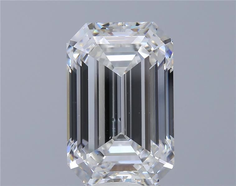 4.18 ct. emerald Lab Grown Diamond front image