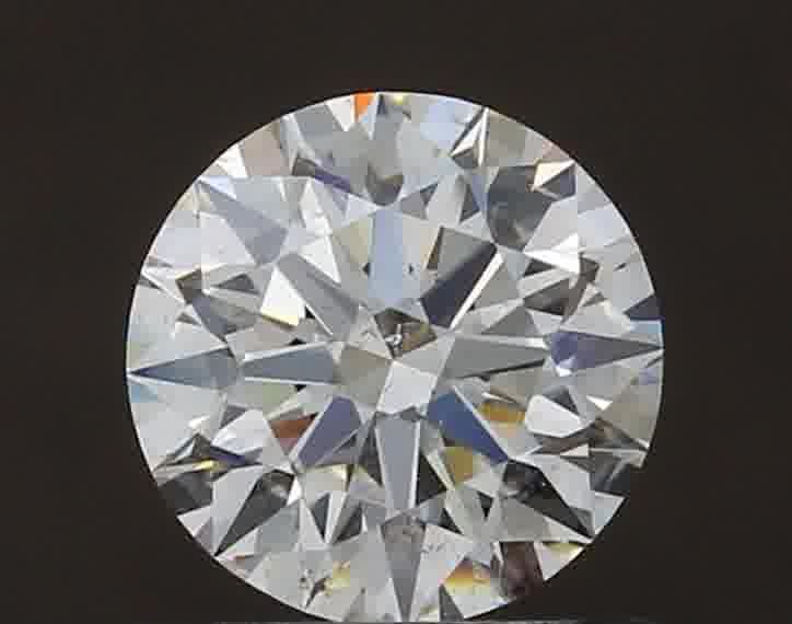 Diamant Rond 0.72 ct - Couleur J - Pureté SI2
