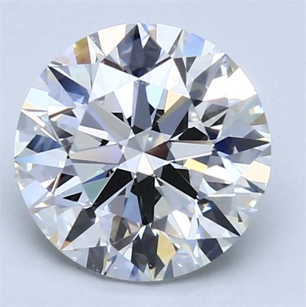 2.70 ct. round Lab Grown Diamond front image