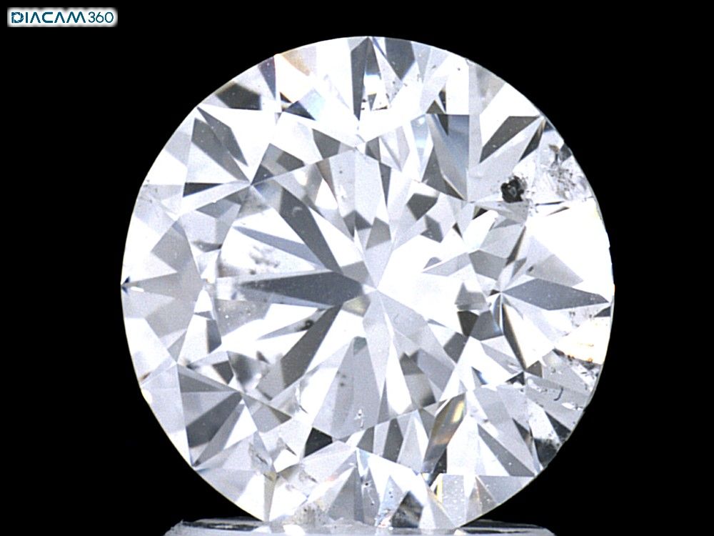 Diamant Rond 2.09 ct - Couleur E - Pureté SI2