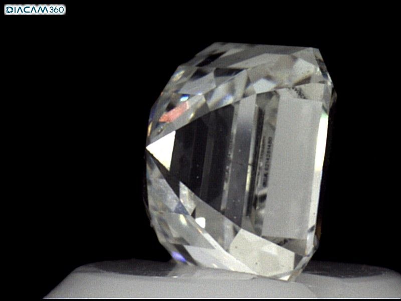 0.60 ct Asscher diamond