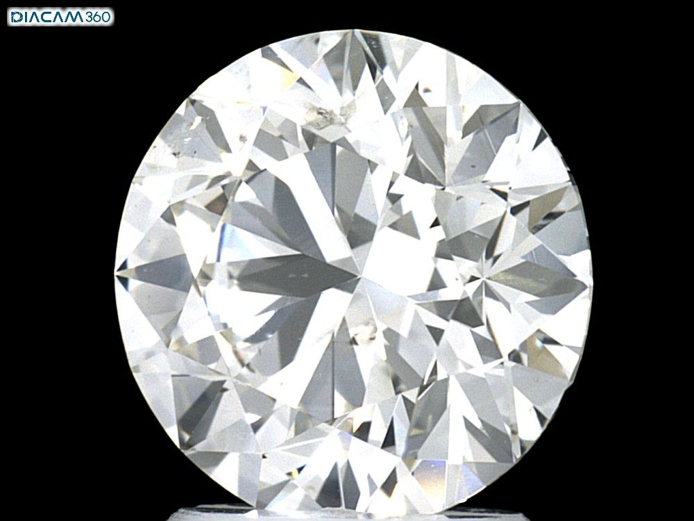 Diamant Rond 2.50 ct - Couleur I - Pureté SI2