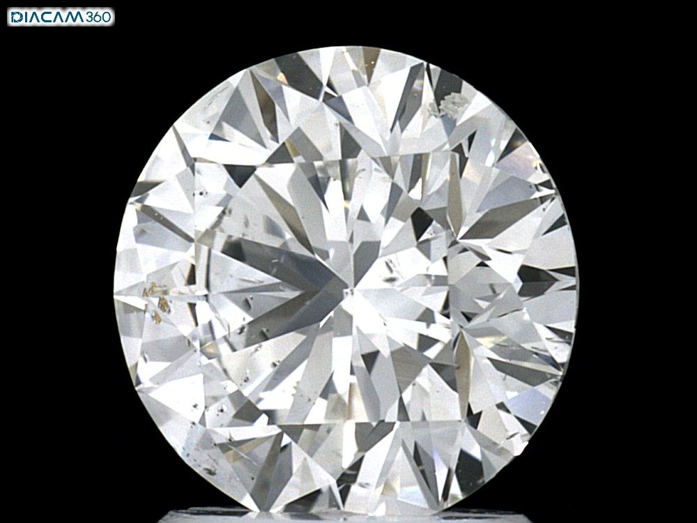 Diamant Rond 2.03 ct - Couleur H - Pureté SI2