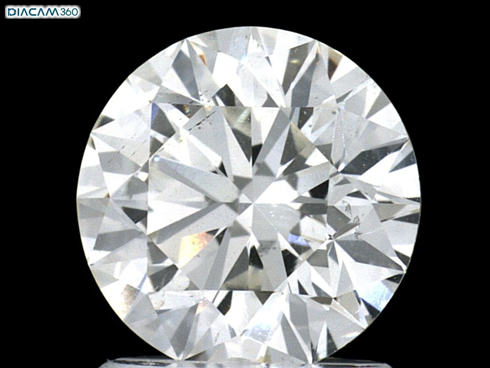 Diamant Rond 1.61 ct - Couleur I - Pureté SI1