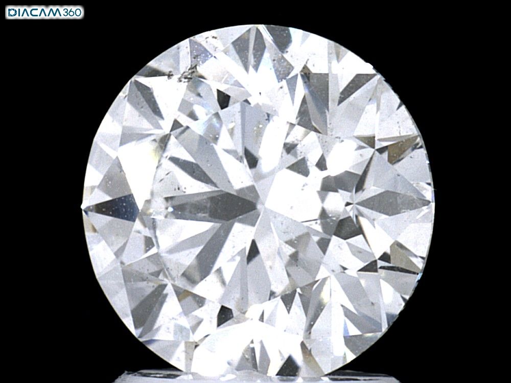 Diamant Rond 2.01 ct - Couleur H - Pureté SI2