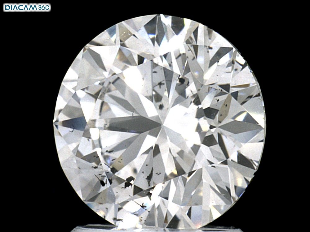 Diamant Rond 2.06 ct - Couleur I - Pureté SI2