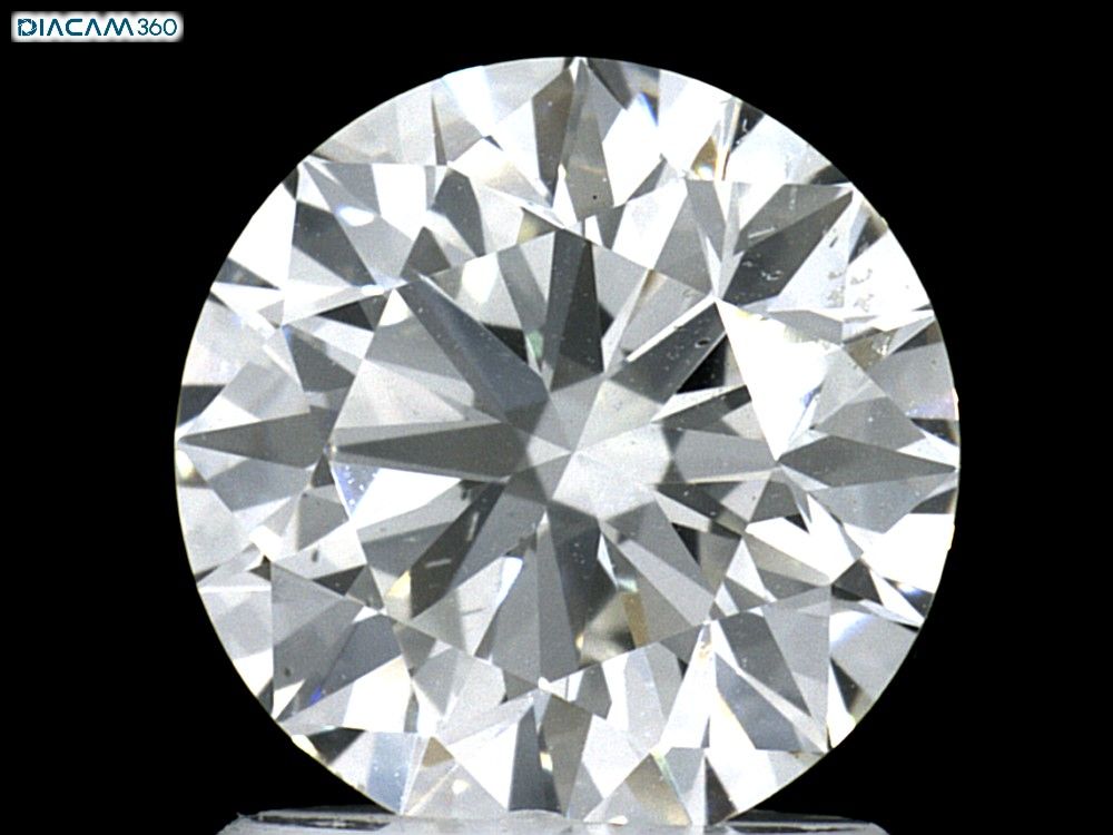 Diamant Rond 1.58 ct - Couleur H - Pureté SI1