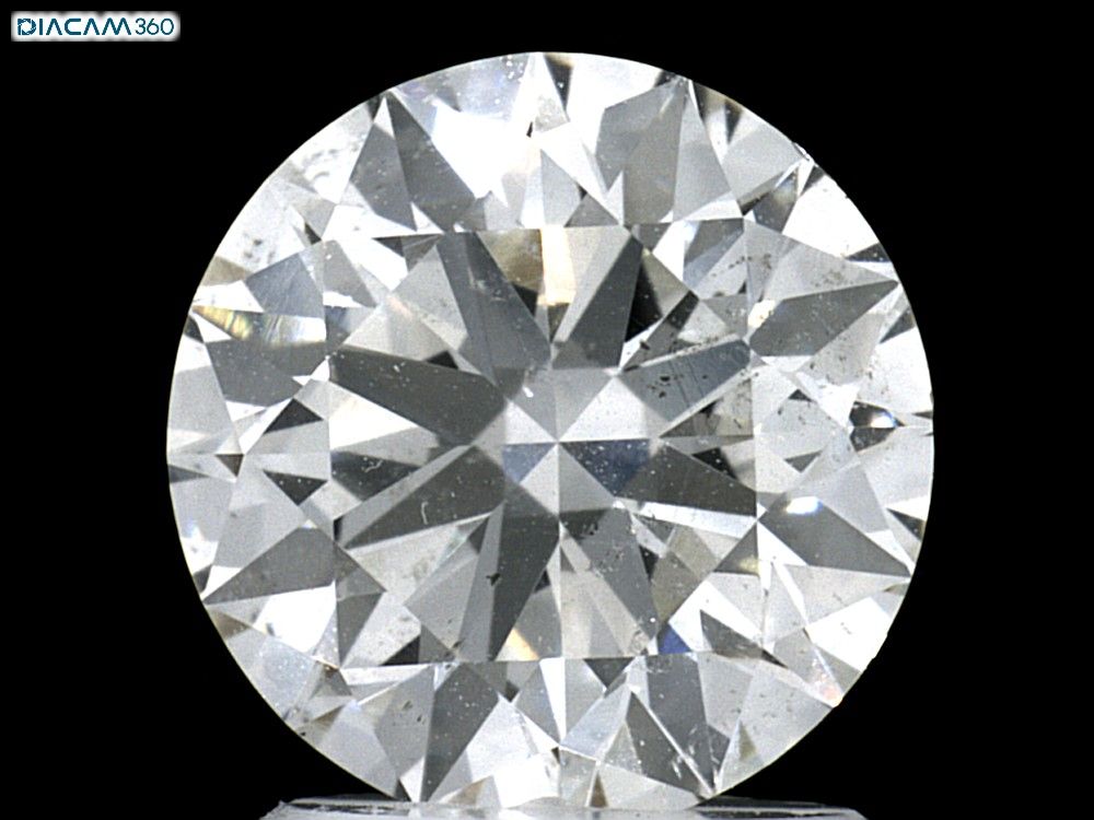 Diamant Rond 2.01 ct - Couleur H - Pureté SI2