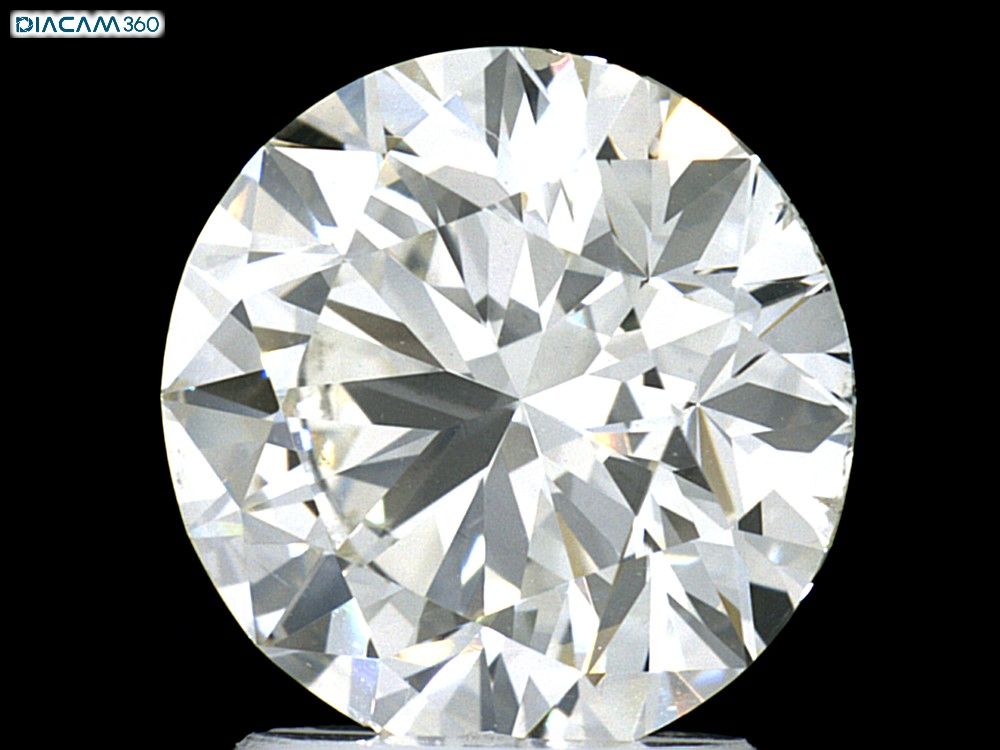 Diamant Rond 2.50 ct - Couleur J - Pureté SI1