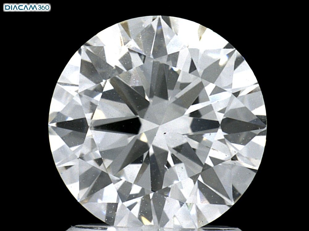 Diamant Rond 1.76 ct - Couleur G - Pureté SI1
