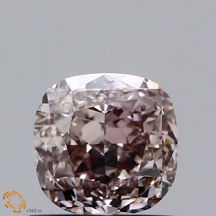 Diament 0.92 ct Fancy Brown Pink/VS2