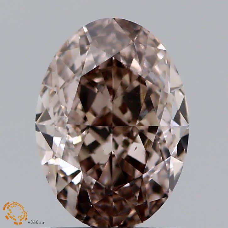 Diament 1.07 ct Fancy Orangey Brown/SI1