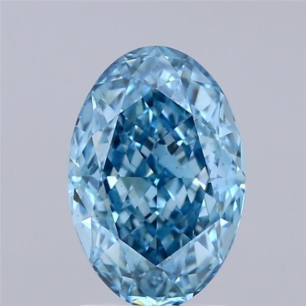 1.9 CT Fancy Intense Blue OVAL