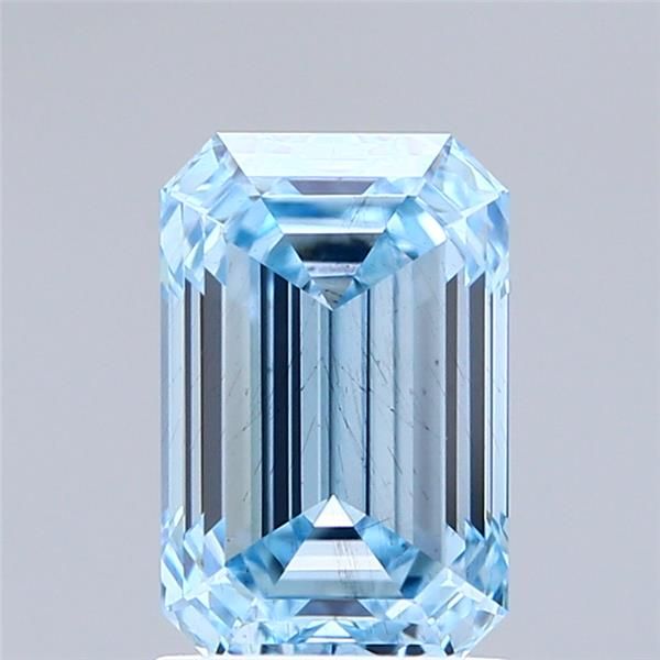 2.08 CT Fancy Vivid Blue EMERALD