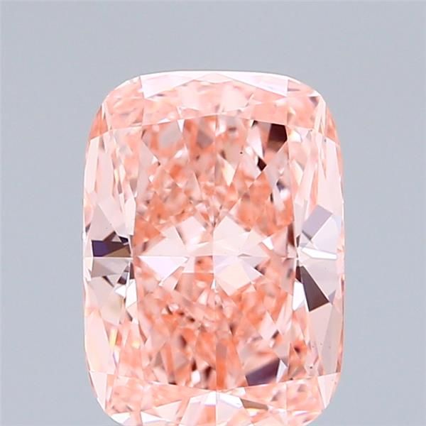 1.87 CT Fancy Vivid Pink CUSHION MODIFIED
