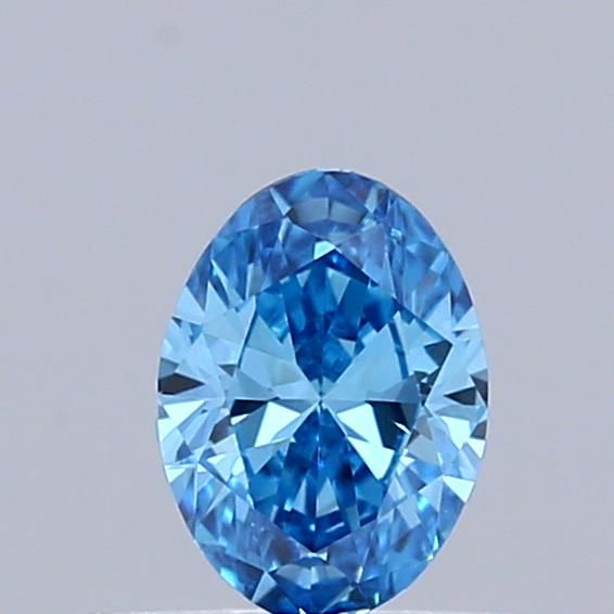 0.31 CT Fancy Vivid Blue OVAL