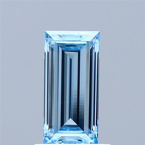 1.12 CT Fancy Intense Blue BAGUETTE