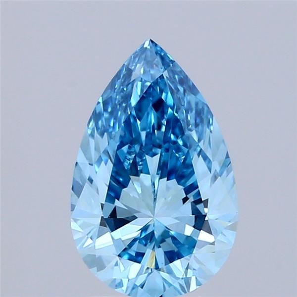 1.5 CT Fancy Vivid Blue PEAR
