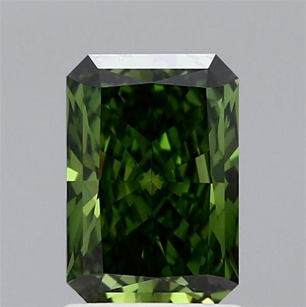 1.41 CT Fancy Vivid Green RADIANT