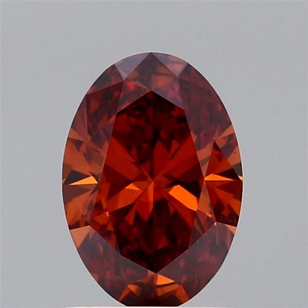 1.08 CT Fancy Deep Orange OVAL
