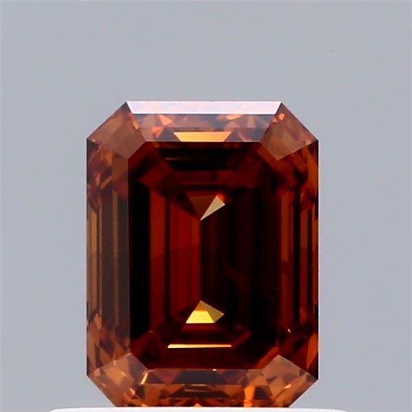 0.72 CT Fancy Vivid Orange EMERALD