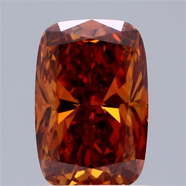 1.14 CT Fancy Orange CUSHION BRILLIANT