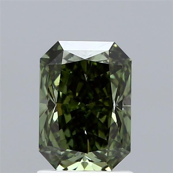 1.62 CT Fancy Vivid Green RADIANT
