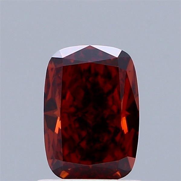 1.0 CT Fancy Vivid Orange CUSHION BRILLIANT