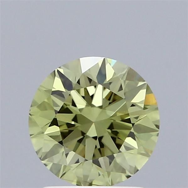 1.31 CT Fancy Vivid Green ROUND