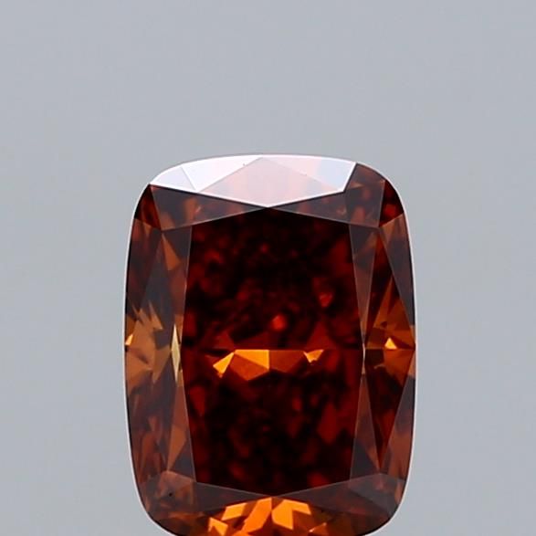 1.0 CT Fancy Orange CUSHION BRILLIANT