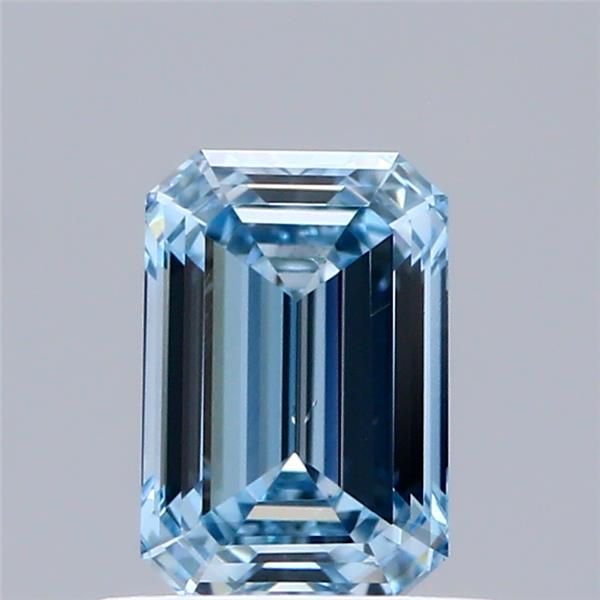 0.81 CT Fancy Intense Blue EMERALD