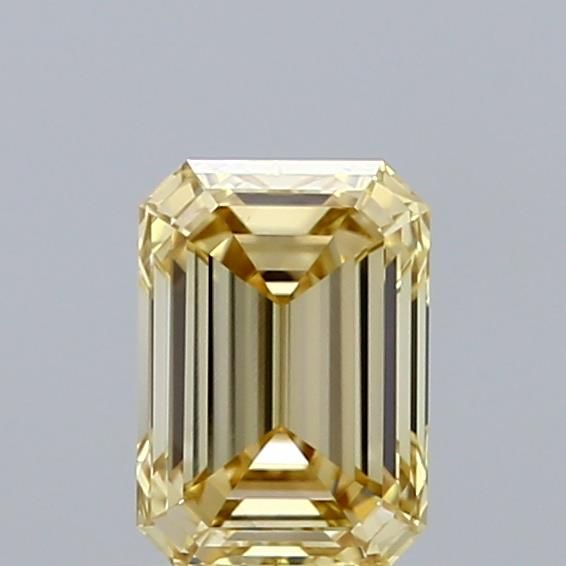 0.9 CT Fancy Yellow EMERALD