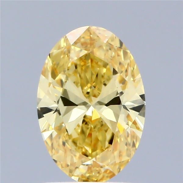 1.01 CT Fancy Intense Yellow OVAL