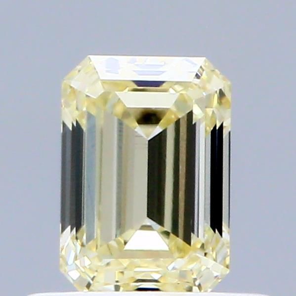 0.67 CT Fancy Light Yellow EMERALD
