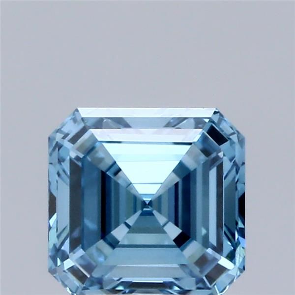 1.01 CT Fancy Vivid Blue ASSCHER