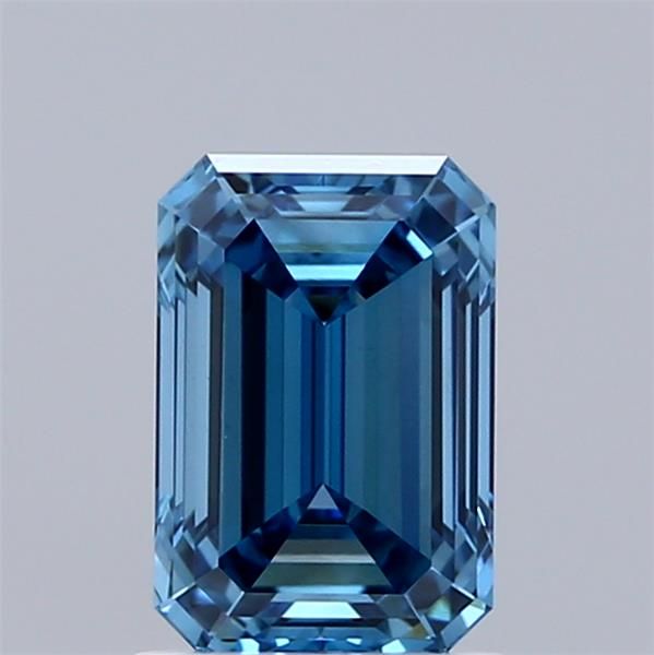 1.5 CT Fancy Vivid Blue EMERALD