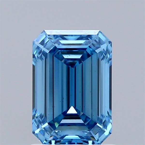 1.5 CT Fancy Vivid Blue EMERALD