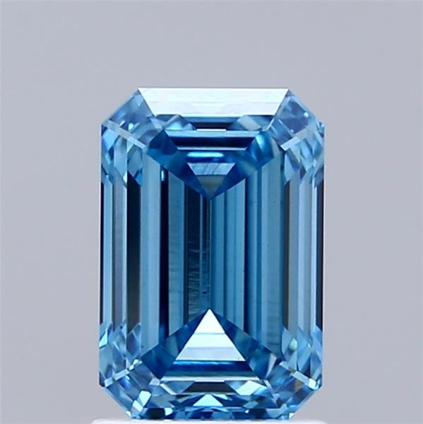 1.81 CT Fancy Vivid Blue EMERALD