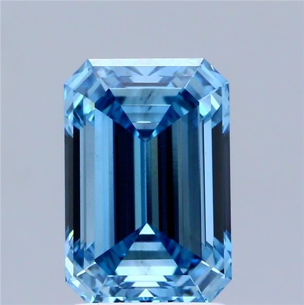 2.09 CT Fancy Vivid Blue EMERALD