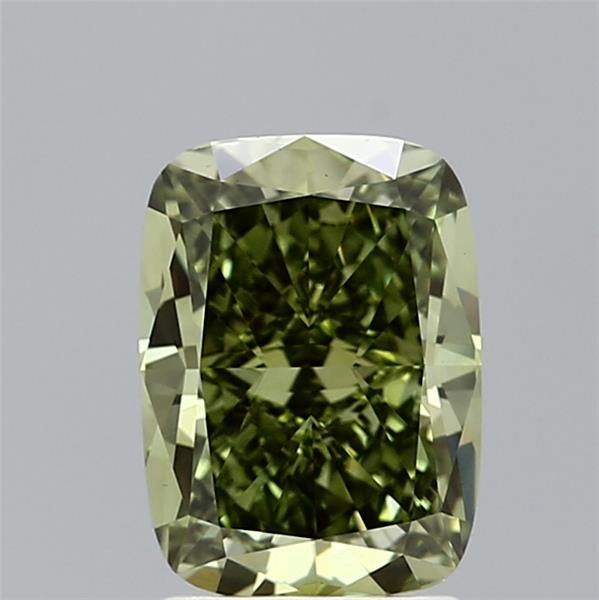 2.1 ct lab-grown Cushion brilliant Diamond